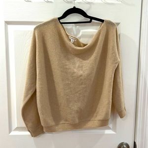 Minnie Rose 100% Cashmere Sweater- Color: Beige; Size: XS (US); Condition: New